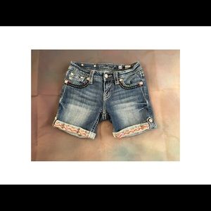Miss Me Mid-Shorts Girl Size 14